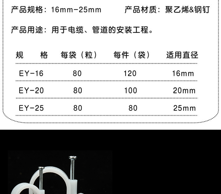 工裝型管卡